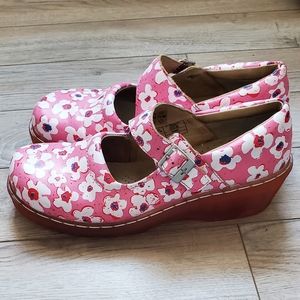 Dr.Martens Floral Mary Jane Shoes